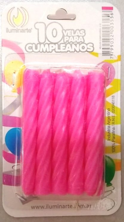 Velon Rosa Pack x 10 Unidades