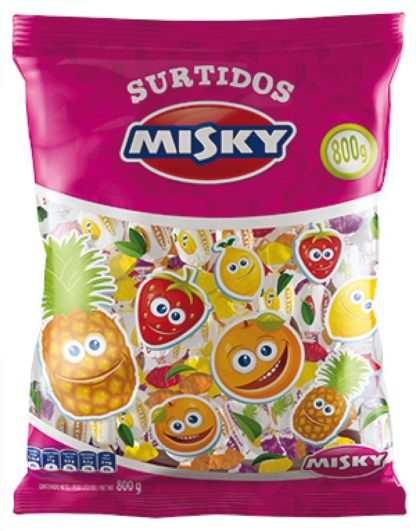 Caramelo Masticable Misky x 800 Gramos