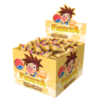 Chicle Fierita Banana x 100 Unidades