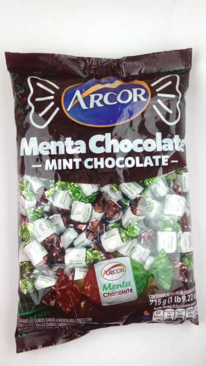 Caramelo Arcor Menta/Chocolate x 715 Gramos