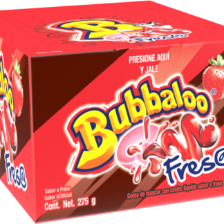 Chicle Bubbaloo Frutilla x 60 UnidadeS