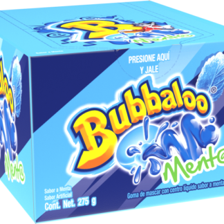 Chicle Bubbaloo Menta x 60 Unidades