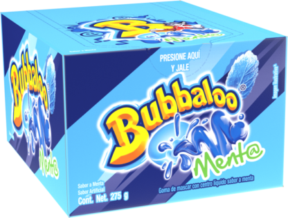 Chicle Bubbaloo Menta x 60 Unidades