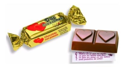 Dos Corazones Fraccionado x 10 Unidades