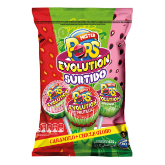 Chupetin Evolution Surtido x 24 Unidades