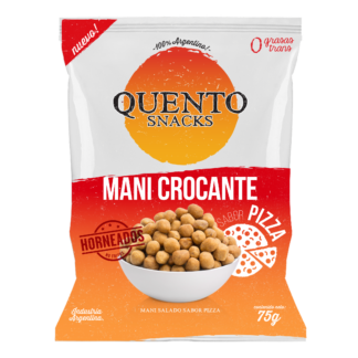 Mani Crocante Quento Pizza x 75 Gramos