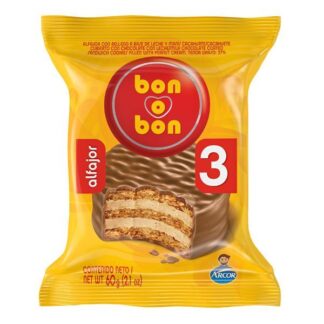 Alfajor Bon o Bon x 3 Negro