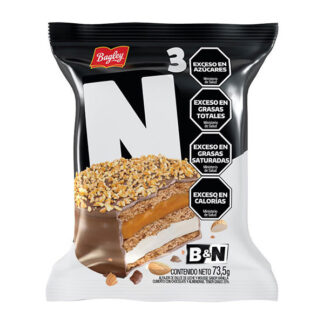 Alfajor Bagley ByN x 3 Negro