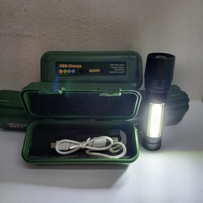 Linterna con Estuche. 3 luces. Carga Usb - Imagen 3