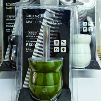 Mate Termico + Bombilla Acero