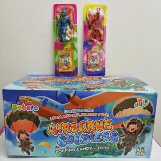 Airborne Soldadito Paracaida + Candy x 30 u.