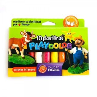 Plastilina Playcolor x 10 Barras