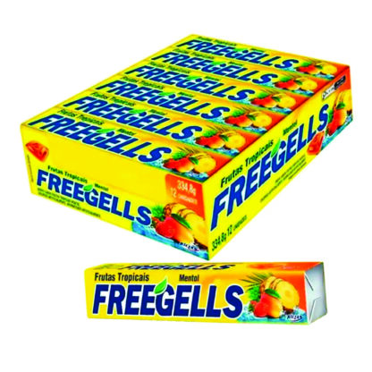 Pastilla Freegells Frutas Tropicales x 12 U.