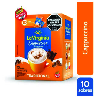 Cappuccino La Virgina x 10 Sobres