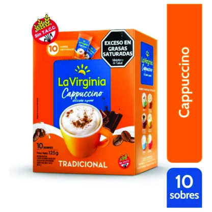Cappuccino La Virgina x 10 Sobres