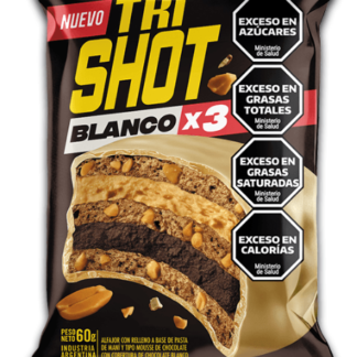 Alfajor Tri Shot Blanco