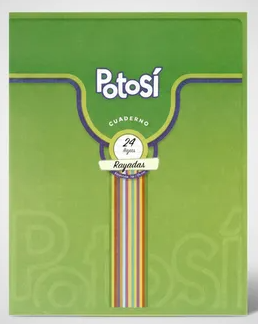 Cuaderno Potosi T/F Rayado x 24 Hj.
