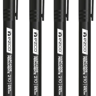 Marcador Permanente Ezco Punta Biselada