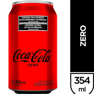 Lata Coca Cola Zero x 354 ml. x 6 u.