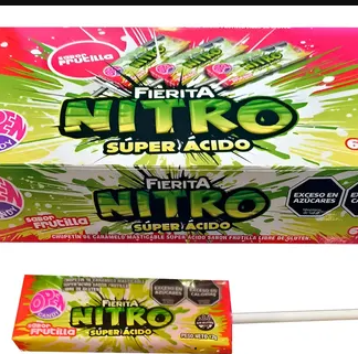 Chupetin Fierita Nitro Acido Frutilla x 50 u.