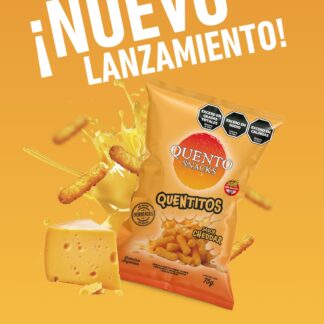 Quento Quentitos Cheddar x 75 Gr.