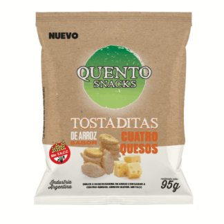 Quento Tostada Arroz Queso X 95 Gr.