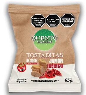Quento Tostada Arroz Jamon X 95 Gr.