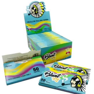 Papelillo Celulosa Blunt Rey x 50u. Caja x 25 Sobres